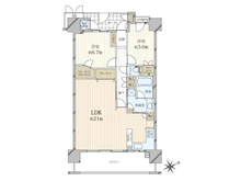 【兵庫県/尼崎市塚口本町】リーデンススクエア塚口 間取り図