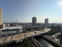 【兵庫県/尼崎市昭和通】尼崎イスティー 眺望：バルコニーからの眺望