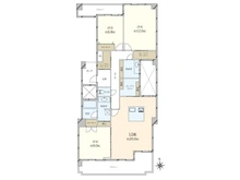 【兵庫県/西宮市松並町】レールシティ甲子園口 間取り図