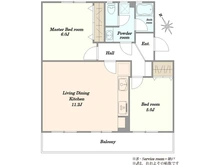 【千葉県/千葉市美浜区磯辺】磯辺第一住宅団地　18号棟 間取り図