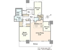 【千葉県/八千代市緑が丘】パークタワー八千代緑が丘 間取り図