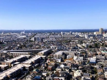 【千葉県/千葉市稲毛区小仲台】プラウドタワー稲毛 眺望(オーシャンビュー)：天候による