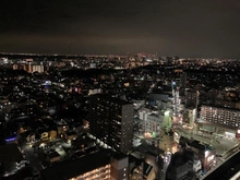 【千葉県/千葉市稲毛区小仲台】プラウドタワー稲毛 眺望(夜景)：天候による