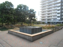 【千葉県/千葉市中央区中央港】千葉マリンコート 敷地内：中庭