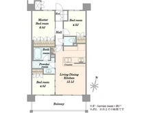 【千葉県/千葉市中央区末広】ウィザースレジデンス蘇我 間取り図