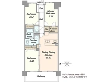 【千葉県/習志野市東習志野】ユトリシア五番館 間取り図