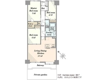 【千葉県/市原市姉崎】ダイアパレス千葉青葉台サウスアベニュー 間取り図