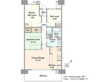 【千葉県/千葉市中央区中央港】千葉マリンコート 間取り図