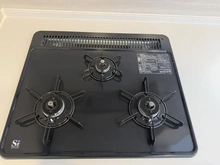 【千葉県/千葉市美浜区稲毛海岸】ルネ稲毛海岸グランマークス キッチン：三口コンロ