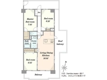 【千葉県/八千代市大和田新田】フラージュ八千代 間取り図