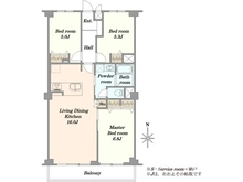 【千葉県/千葉市中央区東千葉】東千葉ハイツ　2号棟 間取り図