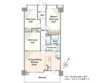 【千葉県/船橋市高根台】ダイアパレス高根台 間取り図