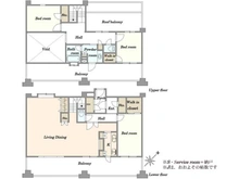 【千葉県/千葉市若葉区千城台北】シーズガーデン千城台 間取り図