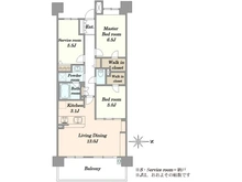 【千葉県/千葉市中央区新宿】マックスタワー 間取り図