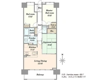【千葉県/千葉市中央区宮崎町】サンクタス蘇我シーズンエアシティ 間取り図