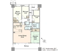 【千葉県/千葉市美浜区幸町】ソフィア美浜ライトスクエア 間取り図