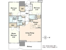 【千葉県/千葉市美浜区若葉】幕張ベイパーク スカイグランドタワー 間取り図