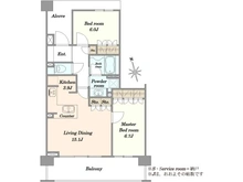 【千葉県/千葉市稲毛区小仲台】レクセル稲毛レジデンス 間取り図