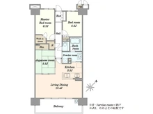【千葉県/千葉市美浜区稲毛海岸】プラウドシティ稲毛海岸レジデンス 間取り図