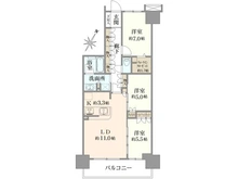 【埼玉県/所沢市緑町】デュオヒルズ新所沢駅前 間取り図