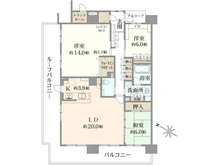 【埼玉県/所沢市緑町】デュオヒルズ新所沢駅前 間取り図