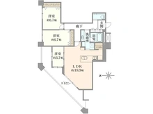 【東京都/練馬区豊玉北】ディアマークスキャピタルタワー 間取り図