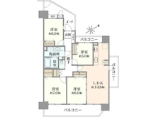 【埼玉県/朝霞市岡】ハートヒルズ21朝霞の森 間取り図