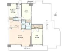 【埼玉県/ふじみ野市大井】シティふじみ野 間取り図