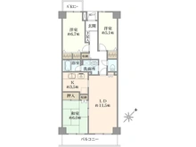 【埼玉県/狭山市新狭山】新狭山住宅 B棟 間取り図