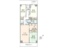 【埼玉県/狭山市新狭山】新狭山住宅 B棟 間取り図