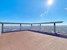 【埼玉県/所沢市東町】ブランズタワー所沢 共用施設：屋上テラス