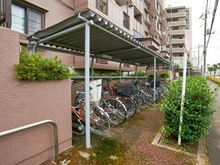 【埼玉県/所沢市東所沢和田】サンコーポ東所沢第2 駐輪場