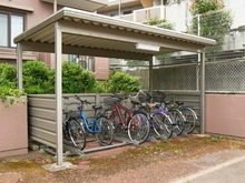 【埼玉県/所沢市東所沢和田】サンコーポ東所沢第2 駐輪場