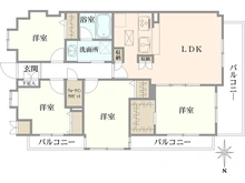 【埼玉県/入間市豊岡】プランヴェール入間霞川 間取り図