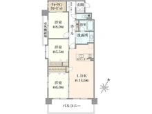 【埼玉県/さいたま市北区東大成町】セザール大宮日進 間取り図