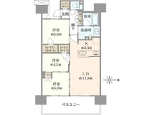【埼玉県/所沢市寿町】プラウド所沢寿町 間取り図