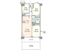 【埼玉県/所沢市弥生町】ライオンズガーデン新所沢 間取り図