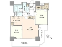 【埼玉県/さいたま市中央区上落合】シティタワーさいたま新都心 間取り図