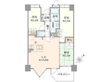 【埼玉県/飯能市仲町】サンクレイドル飯能 間取り図