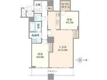 【埼玉県/ふじみ野市うれし野】リズムタワーII 間取り図
