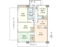 【東京都/昭島市大神町】ライオンズマンション昭島第二 間取り図