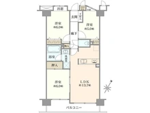 【埼玉県/所沢市東所沢】シャリエ東所沢 間取り図