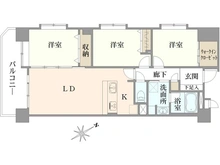 【埼玉県/越谷市南越谷】ライオンズステーションプラザ新越谷 間取り図