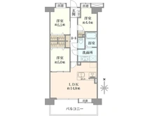 【埼玉県/所沢市大字下安松】サンヴェール東所沢 間取り図