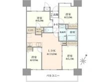 【埼玉県/入間郡三芳町大字竹間沢】サンクレイドルみずほ台 間取り図