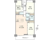 【埼玉県/川口市東川口】東川口パーク・ホームズ 間取り図