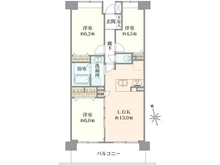 【埼玉県/朝霞市泉水】ダイアパレス朝霞台III 間取り図