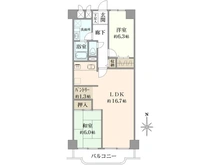 【埼玉県/志木市幸町】コーラルハイツ志木 間取り図