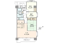 【埼玉県/川越市大塚】キャッスル川越南大塚 間取り図
