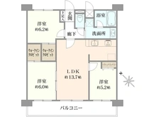 【埼玉県/川越市連雀町】セラード川越連雀町 間取り図